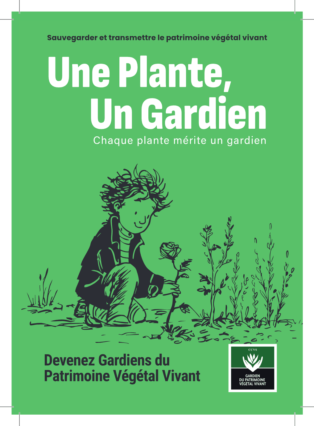 Flyer « Une plante, un gardien » du CCVS